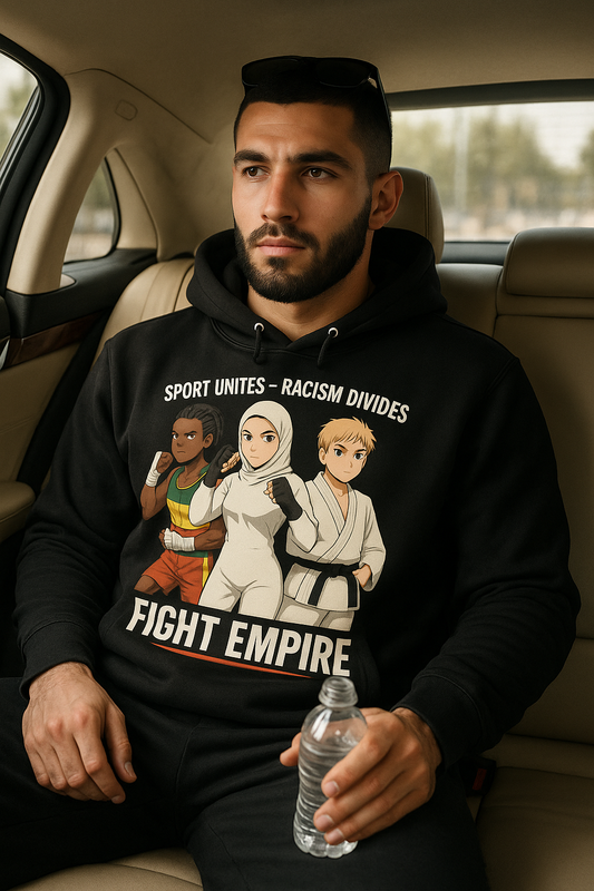 Hoodie Sport Unites — Racism Divides