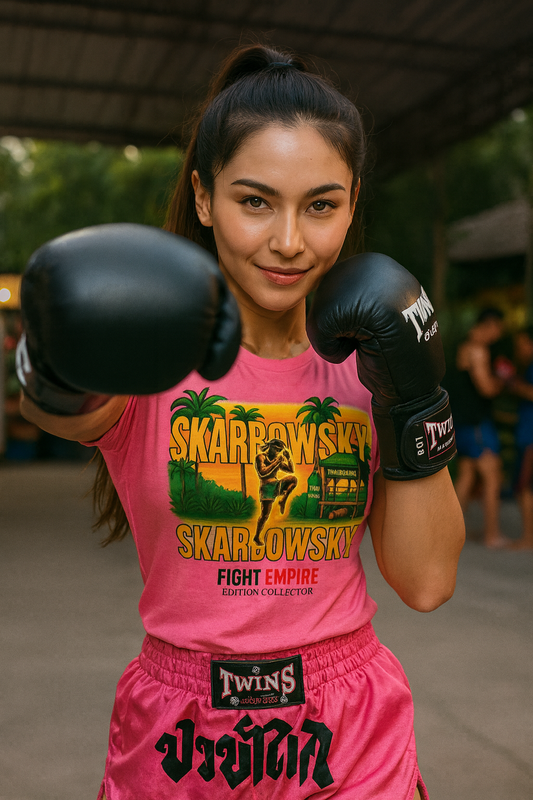 T-shirt Rose – Skarbowsky Édition Collector | Fight Empire