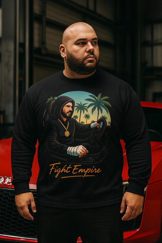 Sweatshirt Premium Unisexe Noir – Édition Pole Position™ | Fight Empire