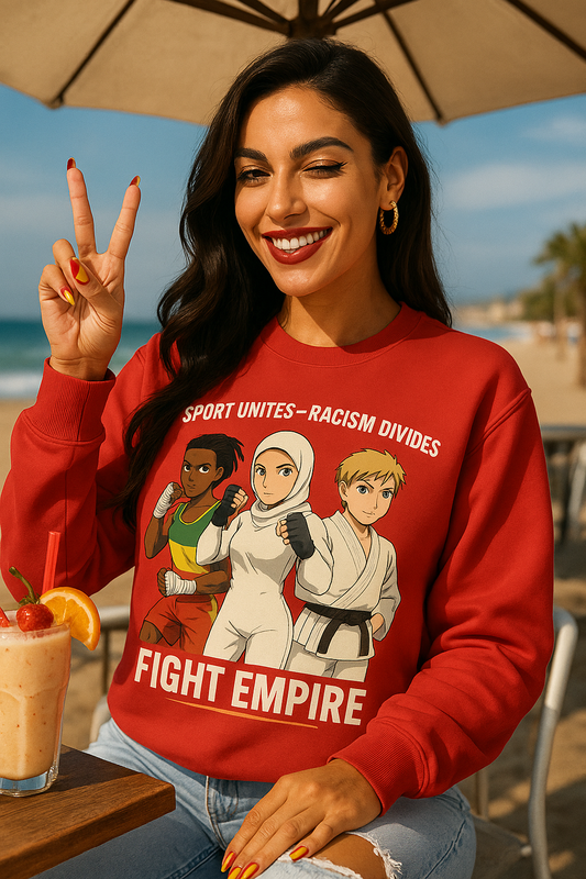 Sweatshirt Sport Unites — Racism Divides