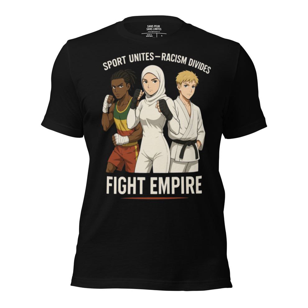 T-shirt Sport Unites — Racism Divides