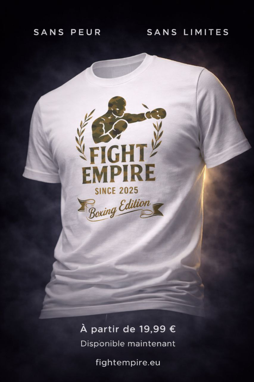 T-shirt H/F « Boxing Édition » – Camouflage Guerrier