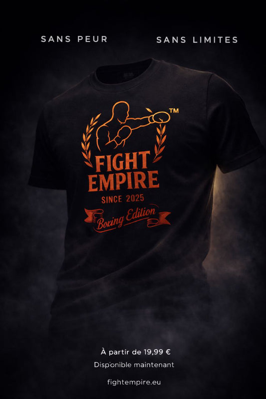 T-shirt Boxing Édition – Orange Brûlant